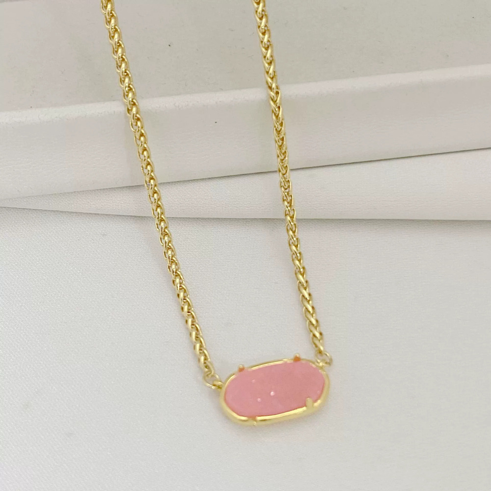 Kendra Scott Pink Dopamine Geometric Necklace